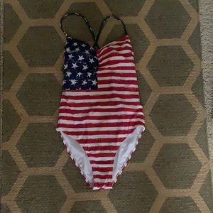 Target American flag one piece